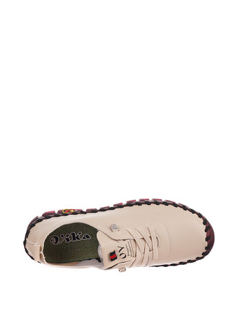 Бежеві еспадрільі VIKA однотонний біла підошва (322766737)