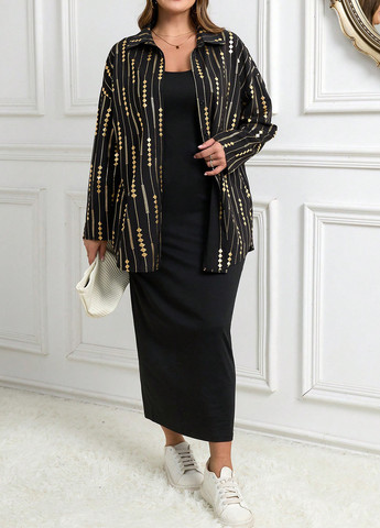 Костюм (жакет, платье) SHEIN (332811142)