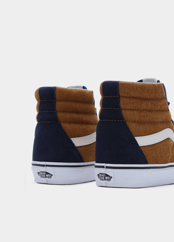 Цветные кеды Vans VN0007NS0BO1 с белой подошвой, с логотипом