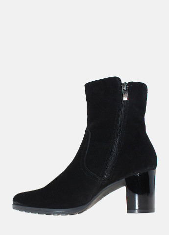 Зимние ботинки ro1547-11 черный Olevit из натуральной замши