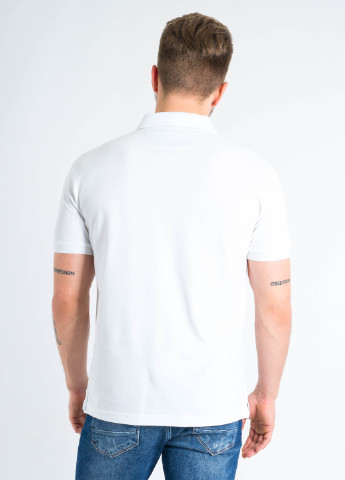Белая футболка-поло для мужчин Hackett с логотипом