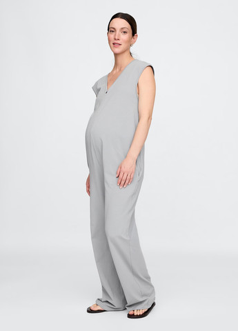 Комбинезон для беременных Gap комбинезон-брюки однотонный серый кэжуал хлопок