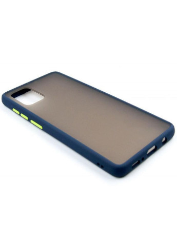 Чехол для мобильного телефона (смартфона) Samsung Galaxy A71 (blue) (DG-TPU-MATT-35) DENGOS (201493265)