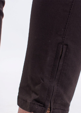 Коричневые кэжуал демисезонные зауженные, укороченные брюки Killah