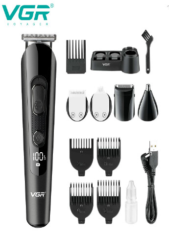 Аккумуляторная машинка для стрижки волос с насадками VGR 175 VTech (253131601)