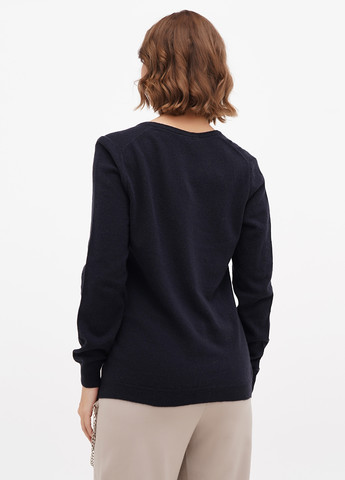 Синий демисезонный пуловер пуловер Sassofono