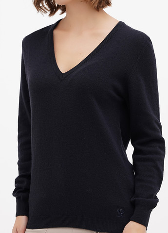 Синий демисезонный пуловер пуловер Sassofono