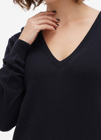 Синий демисезонный пуловер пуловер Sassofono