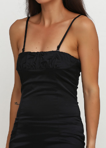 Чорна кежуал сукня футляр Tuwe однотонна