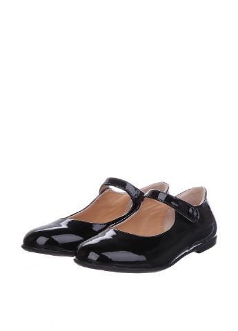 Детские черные кэжуал туфли на низком каблуке Naturino для девочки