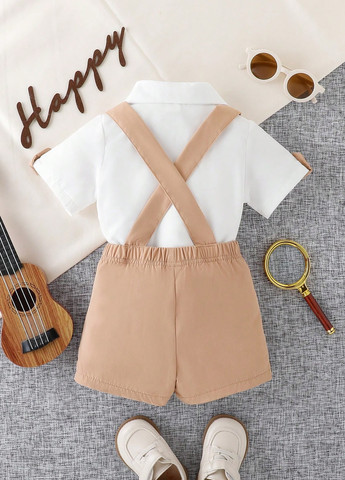 Комбінований літній комплект (сорочка, шорти) SHEIN