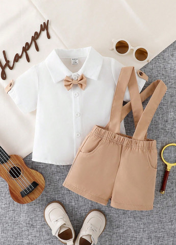 Комбінований літній комплект (сорочка, шорти) SHEIN