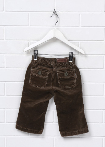 Темно-коричневые демисезонные прямые джинсы Gap