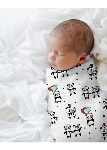 Набір пелюшок бязь PANDA STARS DOTS BLUE (2 шт) Cosas (250498742)