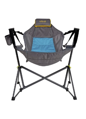 Крісло-гойдалка розкладне Rocky Blue/Grey (244027) Uquip (253114942)