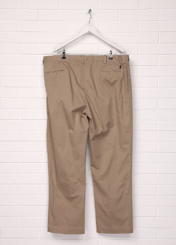Бежевые кэжуал демисезонные брюки Ralph Lauren