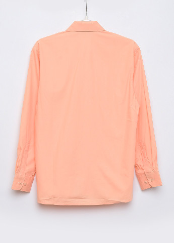 Оранжевая классическая рубашка с надписями Let's Shop