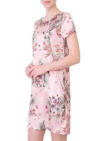 Рожева кежуал плаття, сукня Liu Jo з квітковим принтом