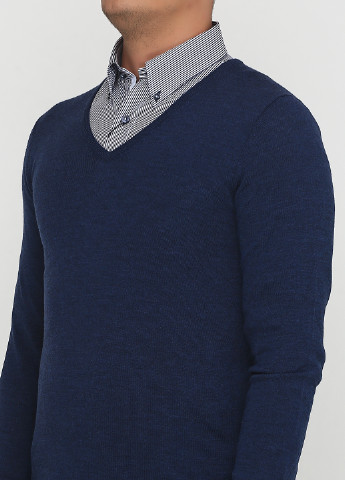 Темно-синий демисезонный пуловер пуловер Matinique