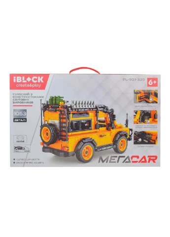 Конструктор МегаCar 1053 элемента Iblock (253142105)