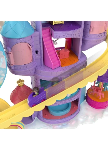 Ігровий набір Поллі Покет Polly Pocket Rainbow Funland Theme Park Парк розваг з Поллівіля (HBT13) Mattel (255665571)