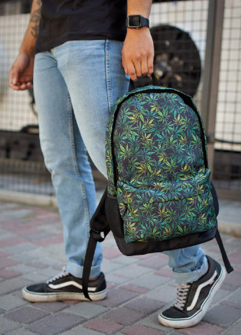 Рюкзак с Рисунком Marihuana Without Basic рисунок чёрный кэжуал