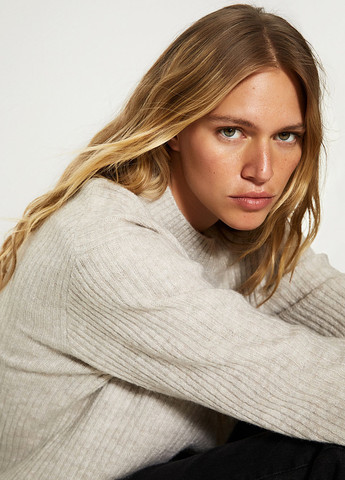 Светло-бежевый демисезонный джемпер джемпер H&M