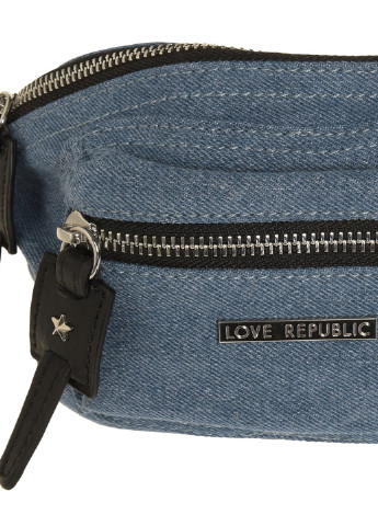 Сумка LOVE REPUBLIC поясная сумка голубая кэжуал