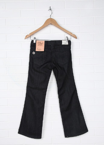 Темно-серые джинсовые демисезонные со средней талией брюки Pepe Jeans
