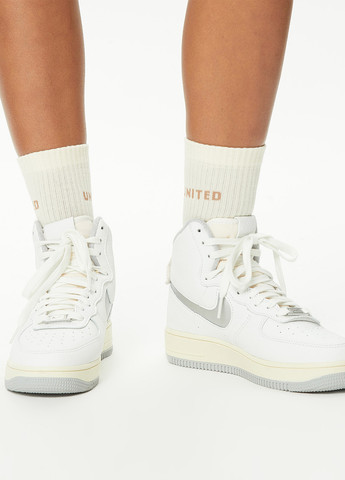 Білі шкарпетки UNITED4 написи (329058701)
