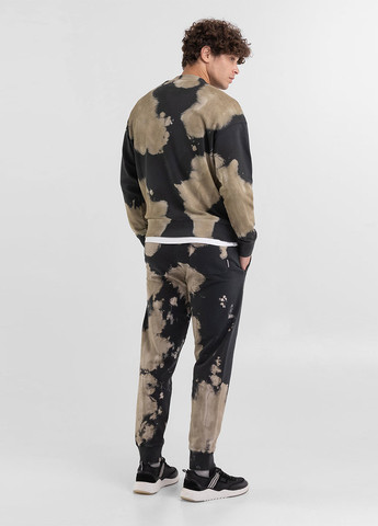 Комбинированный свитшот Franklin & Marshall тай-дай без декора (302807660)