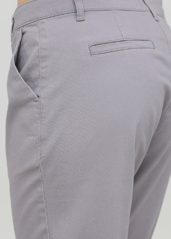 Серые джинсовые демисезонные прямые брюки Long Island