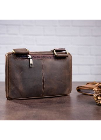 Мужская кожаная сумка 23х14х4,5 см Shvigel (252132757)
