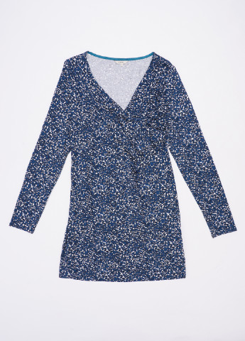 Синя кежуал сукня для годуючих Noppies з абстрактним візерунком