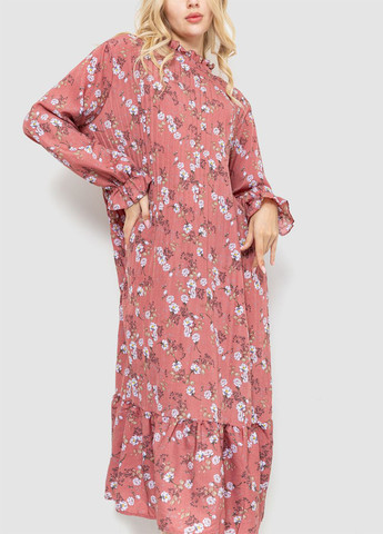 Сливова кежуал сукня оверсайз Ager з квітковим принтом