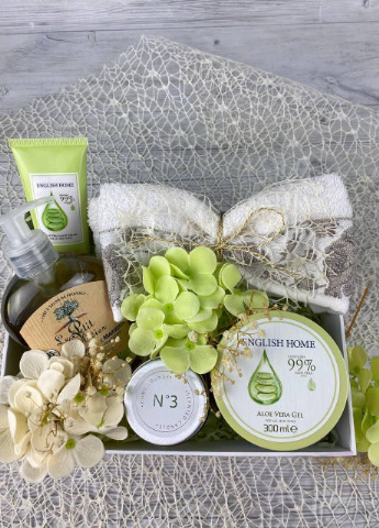 Подарунковий набір Green Glitter, подарунок на день народження, дружині, дівчині, подрузі, сестрі, мамі. Кукумбер (253645054)