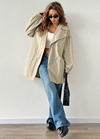 Плащ SHEIN тренчкот на гудзиках демісезон (332313258)