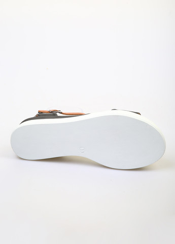 Черные босоножки Anna Lucci с ремешком с белой подошвой