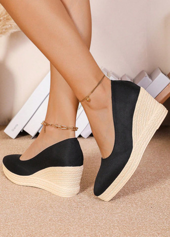 SHEIN Туфли черный з текстиль, китай — демисезон (345558587)