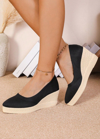 SHEIN Туфли черный з текстиль, китай — демисезон (345558587)