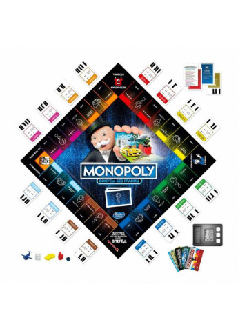 Настільна гра Монополія Бонуси без кордонів - українська версія (E8978) Hasbro (252158216)