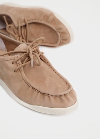 Бежевые мокасины Respect