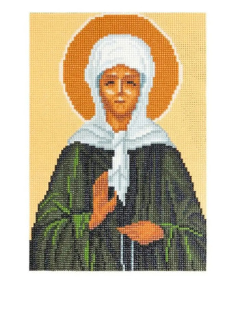 Картина из самоцветов Икона Матрона, 30х40 см TV-magazin (257286658)