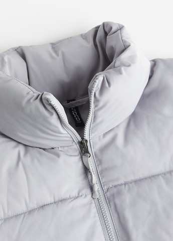 Светло-серая зимняя куртка H&M