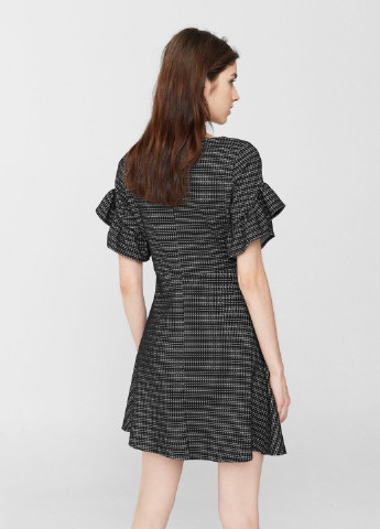 Черное кэжуал платье Mango однотонное