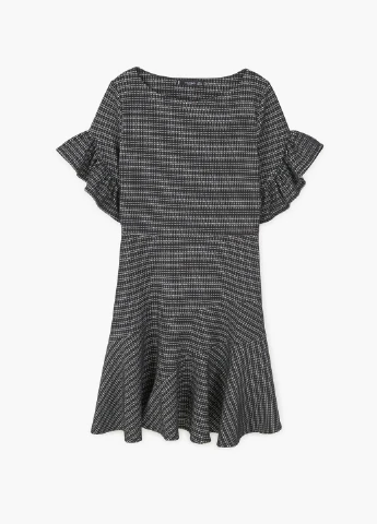 Черное кэжуал платье Mango однотонное
