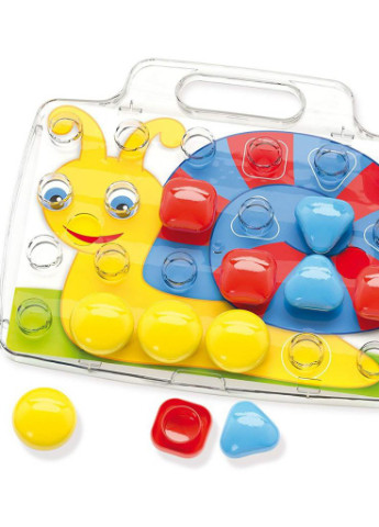 Набор для творчества Мозаика 24 крупные фишки + доска (4400-Q) Quercetti (202373900)