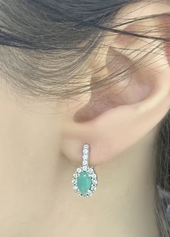 Сережки Silver Flame (132949360)