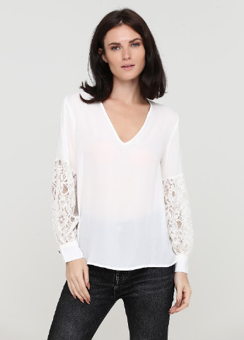 Біла демісезонна блуза Collection IRL