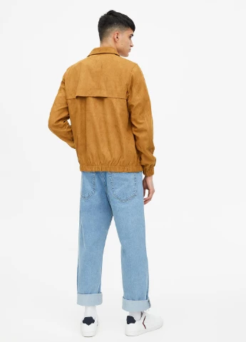 Бежева куртка еко шкіра,бежевий, Pull & Bear